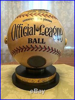 Amazing Official League Ball Vintage Antique Old Baseball Trophy Novelty Radio