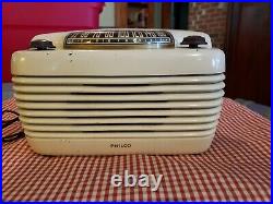 Amazing Vintage Rare Philco 48 460 Hippo Tube Radio Bakelite 1948