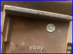 American Radio Co Vintage Model 613X Sleek Design Wood Radio With Compass Dial