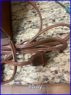 American Radio Co Vintage Model 613X Sleek Design Wood Radio With Compass Dial