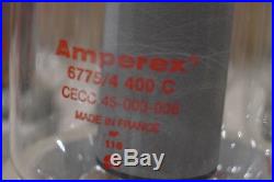 Amperex 4-400 Rf Power Tubes Quantity 6 Ham Amateur Radio Vintage