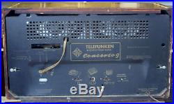 Antica Radio d'epoca a valvole vintage Telefunken Concerto 9 Tube Antique TOP