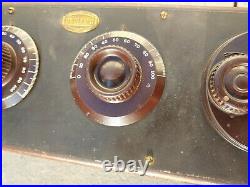 Antique 1920'S Vintage Atwater Kent Model 20 Tube Radio Receiving Set Wood Box