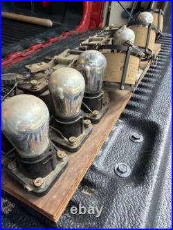 Antique 1923 homemade tube radio receiver & Speaker