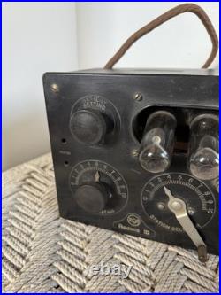 Antique 1924 RCA RADIOLA III AR-805 Type RI Tube Radio with Tubes UNTESTED