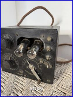 Antique 1924 RCA RADIOLA III AR-805 Type RI Tube Radio with Tubes UNTESTED