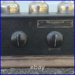 Antique 1926 Neutrowound Super Six Tube Radio Untested For Parts/Repair