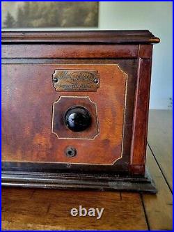 Antique 1927 Metrodyne Single Dial Seven Tube Radio Metro Electric Co