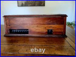 Antique 1927 Metrodyne Single Dial Seven Tube Radio Metro Electric Co