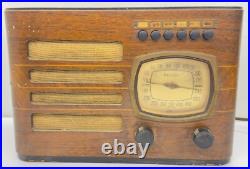 Antique 1930's Wood PHILCO 39-7 Original Tube Radio Art Deco Vintage UNTESTED