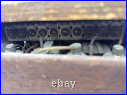 Antique 1930's Wood PHILCO 39-7 Original Tube Radio Art Deco Vintage UNTESTED