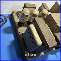 Antique Airline Tube Radio Chassis Vintage Vacuum Tube Amp Parts. Read. Photo