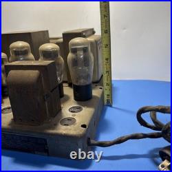 Antique Airline Tube Radio Chassis Vintage Vacuum Tube Amp Parts. Read. Photo