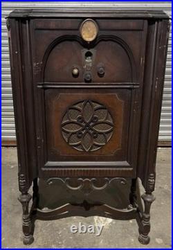 Antique Airline Tube Radio Chassis Vintage Vacuum Tube Amp Parts. Read. Photo