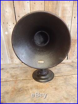 Antique All Metal Atwater Kent Type H Radio Speaker Vintage Estate Find