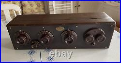 Antique Atwater Kent Model 20 Tube Compact Radio Receiver