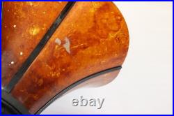 Antique Burns Pyralin Horn Speaker Amber Marbled Radio Tested 1920s