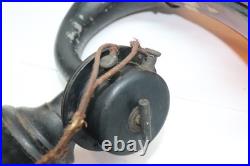 Antique Burns Pyralin Horn Speaker Amber Marbled Radio Tested 1920s