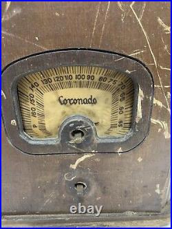 Antique Coronado Model 540 Tube Radio. Vintage, Rare. READ