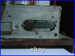 Antique Crosley vintage tombstone tube radio restored and working