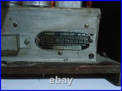 Antique Crosley vintage tombstone tube radio restored and working