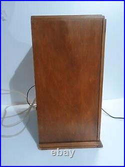 Antique Crosley vintage tombstone tube radio restored and working
