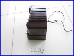 Antique Dewald 548/549 Tube Radio Bakelite Maroon Brown