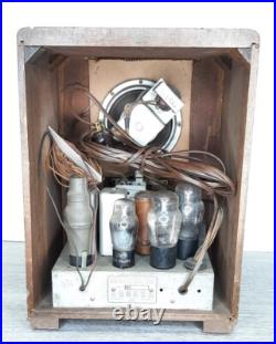 Antique Emerson 36 Radio Wood Tube Tombstone Radio 1930s Vintage Original Works Antique Emerson 36 Radio Wood Tube Tombstone Radio 1930s Vintage Original Works