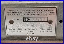 Antique Emerson 36 Radio Wood Tube Tombstone Radio 1930s Vintage Original Works