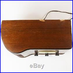 Antique Emerson R197 Wood Tube Table Radio Vintage CA 1937