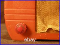Antique Fada Butterscotch Catalin Bakelite Tube Radio ESTATE Fresh FIND