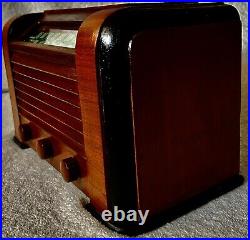 Antique Firestone Air Chief Vintage Wood Tube Radio WithBluetooth