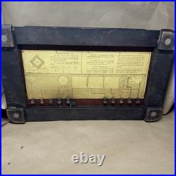 Antique Grebe Synchrophase Tube Radio for parts or restore