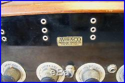 Antique Miraco Tube Radio Reveiver Early 1900s Vintage Radio Restore or Parts