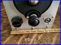 Antique Radiola III-A Radio Tubes National Velvet Vernier Steampunk Parts Repair