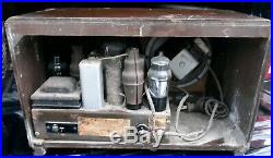Antique Silvertone Radio Model 4463 1930's Vintage Tube Police Radio Repair