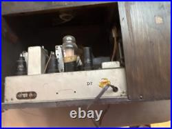 Antique Stewart Warner Magic Dial Tube Radio Deco Beauty with SW & AM Untested