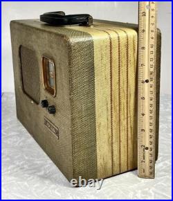 Antique Tube Radio Vintage 1939 RCA Victor 94BP1 45 Volt 3 Tube Untested