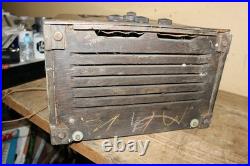 Antique Vintage 1936 Philco Model 625 Tombstone Wood Case Tube Radio