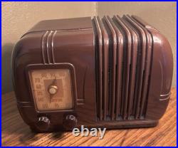 Antique Vintage Art Deco Arvin Tube Radio Model 544 Works Antique Vintage Art Deco Arvin Tube Radio Model 544 Works