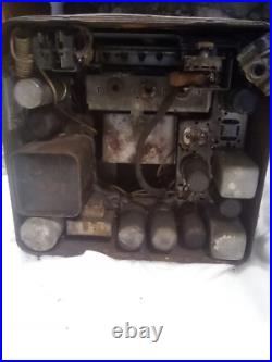 Antique/Vintage Car Radio with Tubes