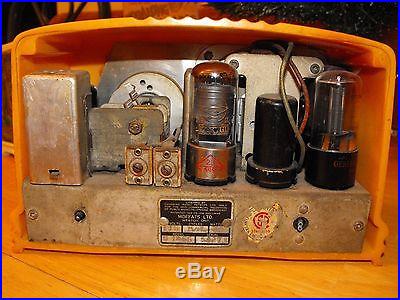 Antique / Vintage Crosley Catalin Bakelite Tube Radio Not working