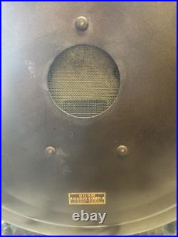 Antique Vintage NEWCOMBE HAWLEY Exterior Radio Speaker Drum