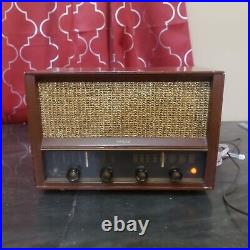 Antique Vintage Philco AM/FM Tube Radio Model E-976 E976 Tested & Working