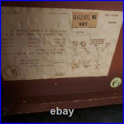 Antique Vintage Philco AM/FM Tube Radio Model E-976 E976 Tested & Working
