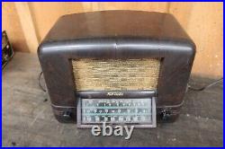 Antique Vintage RCA Victor 5Q55 RC-477D AM Superheterodyne Tube Radio Bakelite