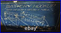 Antique Vintage SYNCHRODYNE Tube Radio Receiver Parts Repair Wooden Box 1920s