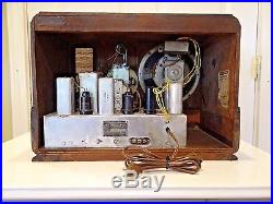 Antique Vintage Stewart Warner Model R1362A Magic Dial Tube Radio Art Deco