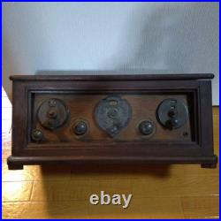 Antique Vintage Tube Radio Old Valve Receiver Not Tested Power Unable Japan