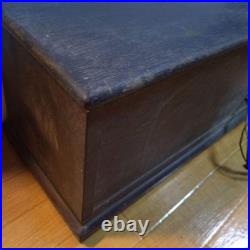 Antique Vintage Tube Radio Old Valve Receiver Not Tested Power Unable Japan